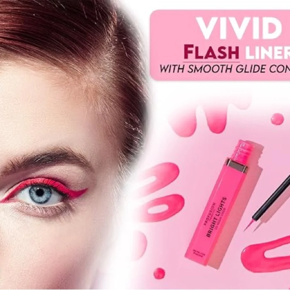 Profusion Cosmetics Bright Lights Eyeliner Trio - Mint, Pink, White